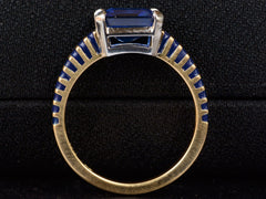 EB Sapphire and Enamel Ring