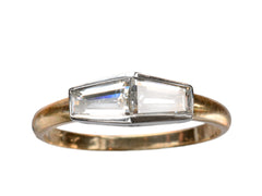 EB Step Cut Diamond Engagement Ring