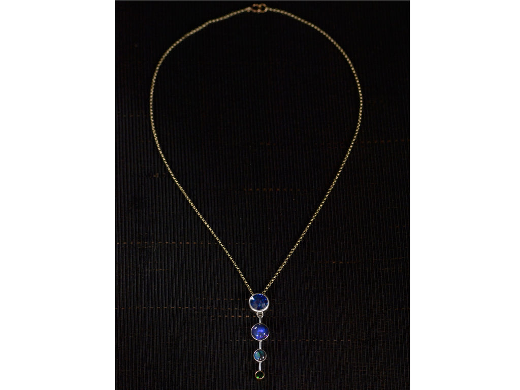 EB Four Tier Pendant (full necklace shown with chain)