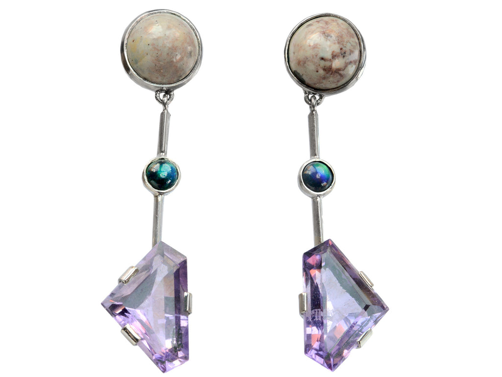 EB Amethyst & Opal Earrings (on white background)