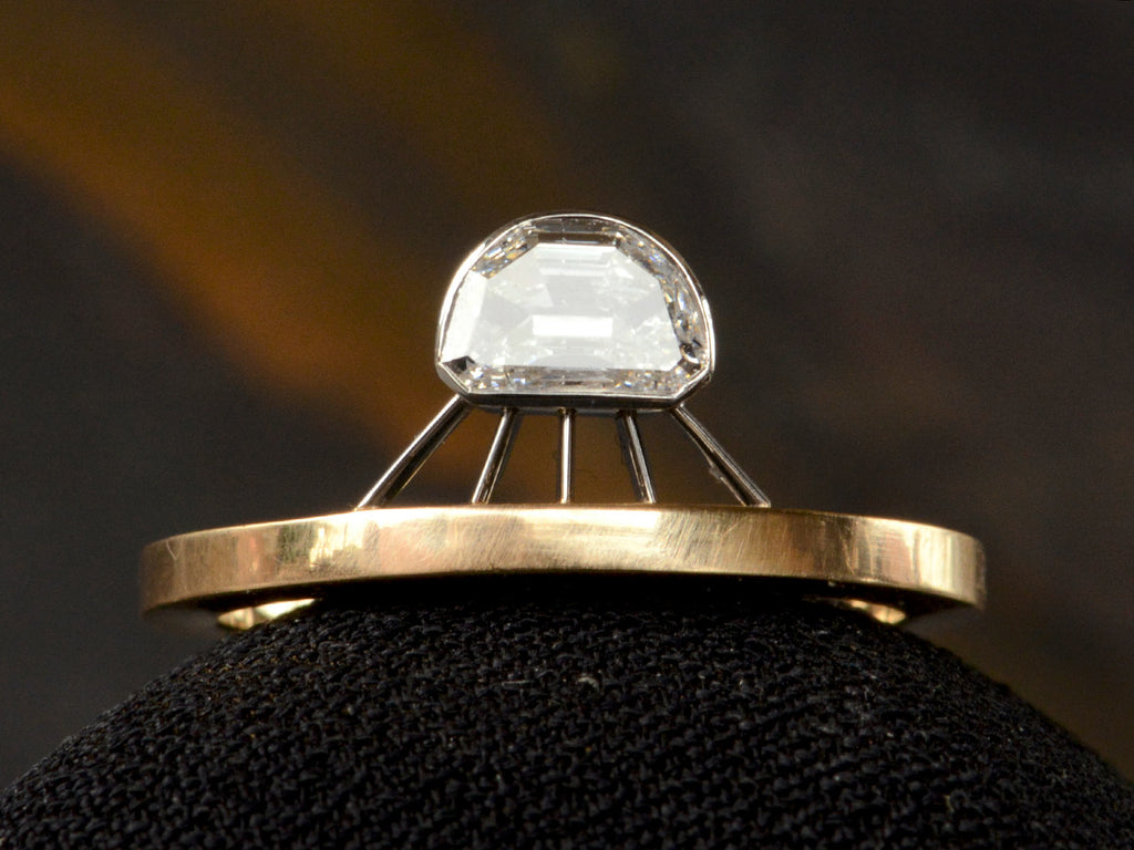 EB Ascendant Half Moon Diamond Ring