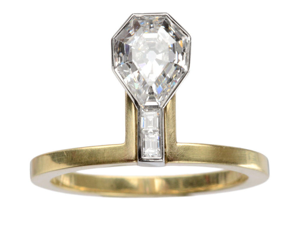 EB Diamond Cobra Ring (on white background)