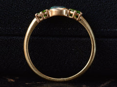 EB Black Opal & Demantoid Ring