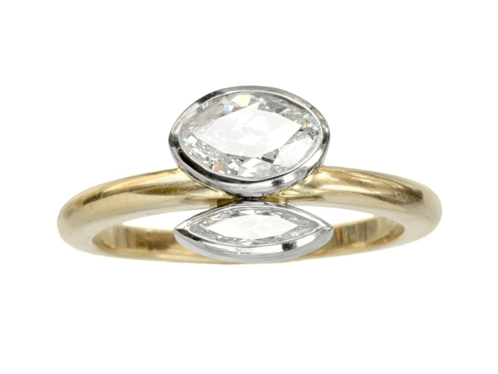 EB Double Marquise Ring (on white background)