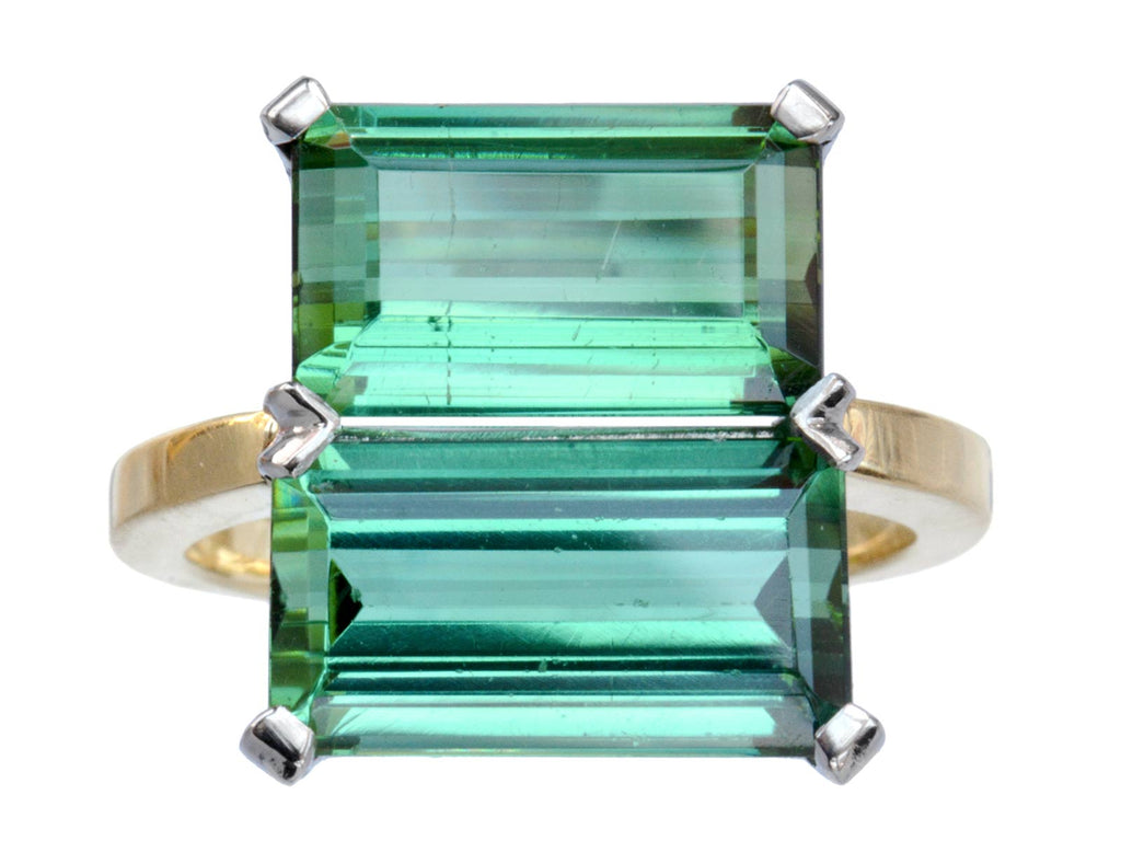EB Double Tourmaline Ring (on white background)