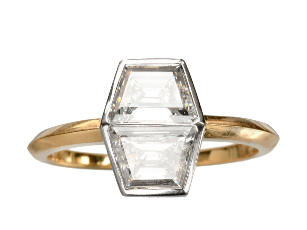 EB Double Trapezoid Ring (on white background)