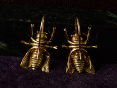 EB Modern Gold Fly Earrings