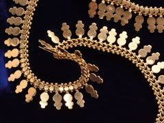 c1890 French Gold Collar (side view)