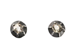 thumbnail of Mine Cut Diamond Studs (on white background)