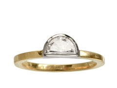EB Half Moon Diamond Ring