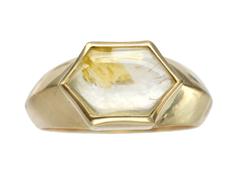EB White Sapphire Ring (on white background)