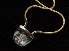 EB Rainbow Aqua Necklace