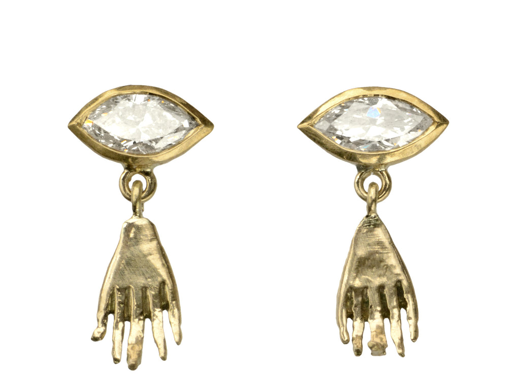 EB Modern Surrealist Earrings (on white background)