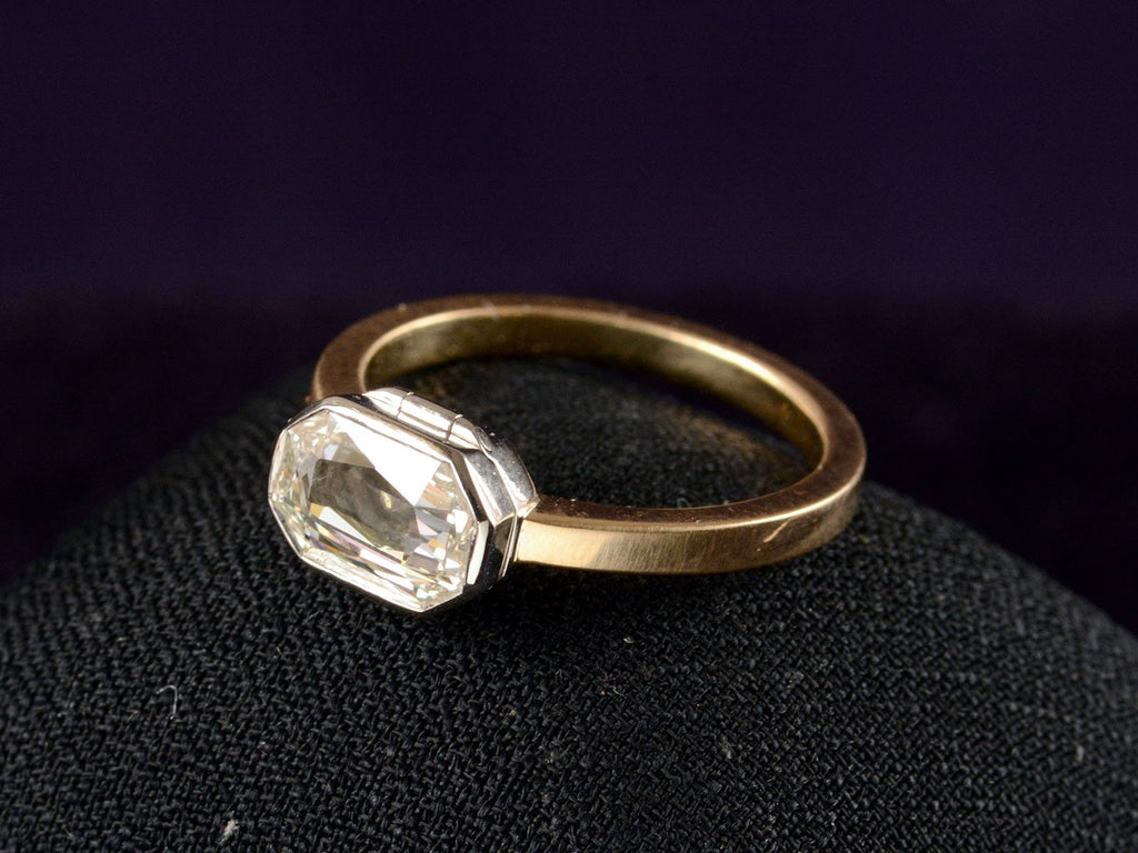 EB Diamond Locket Ring (side view)