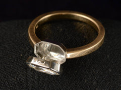 EB Diamond Locket Ring (detail front open view)