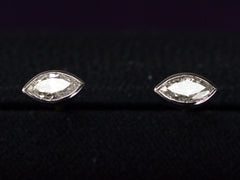 EB Marquise Diamond Studs