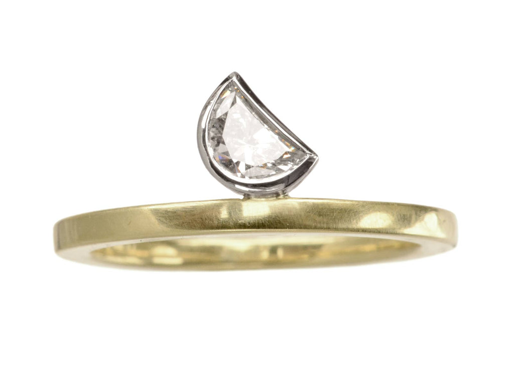 EB Crescent Moon Diamond Ring (on white background)