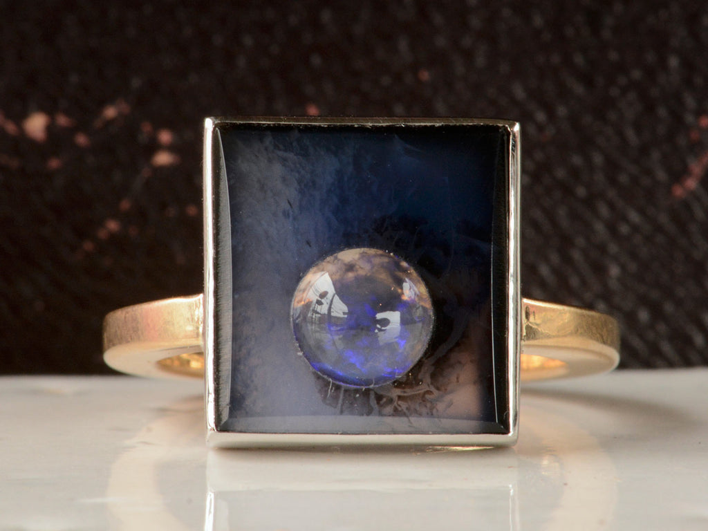 EB Opal Eclipse Signet Ring