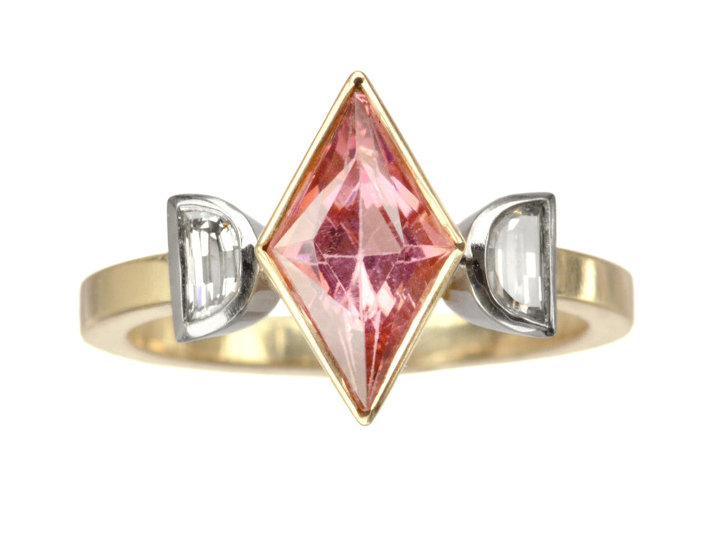 EB Pink Tourmaline & Diamond Ring (on white background)