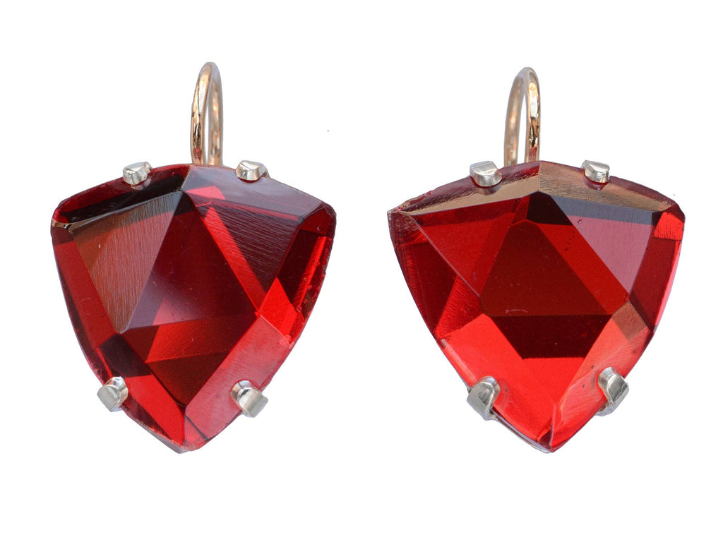 EB Foiled Red Earrings (on white background)