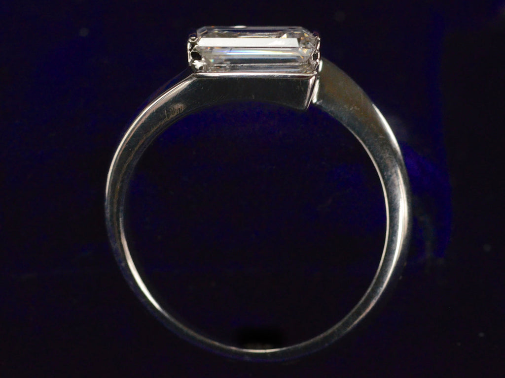 EB 1.34ct Rhomboid Diamond Ring