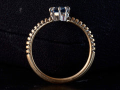 EB 0.76ct Montana Sapphire Ring (profile view)
