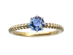 EB 0.76ct Montana Sapphire Ring (on white background)