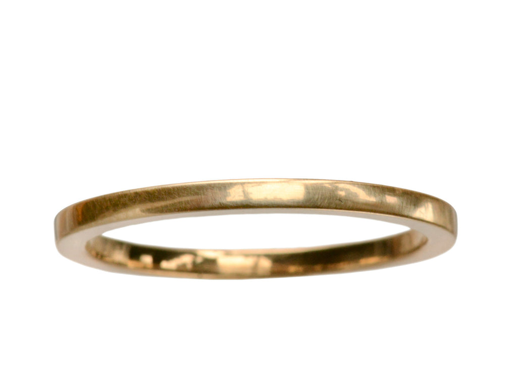 EB Square Edge 18K Wedding Band