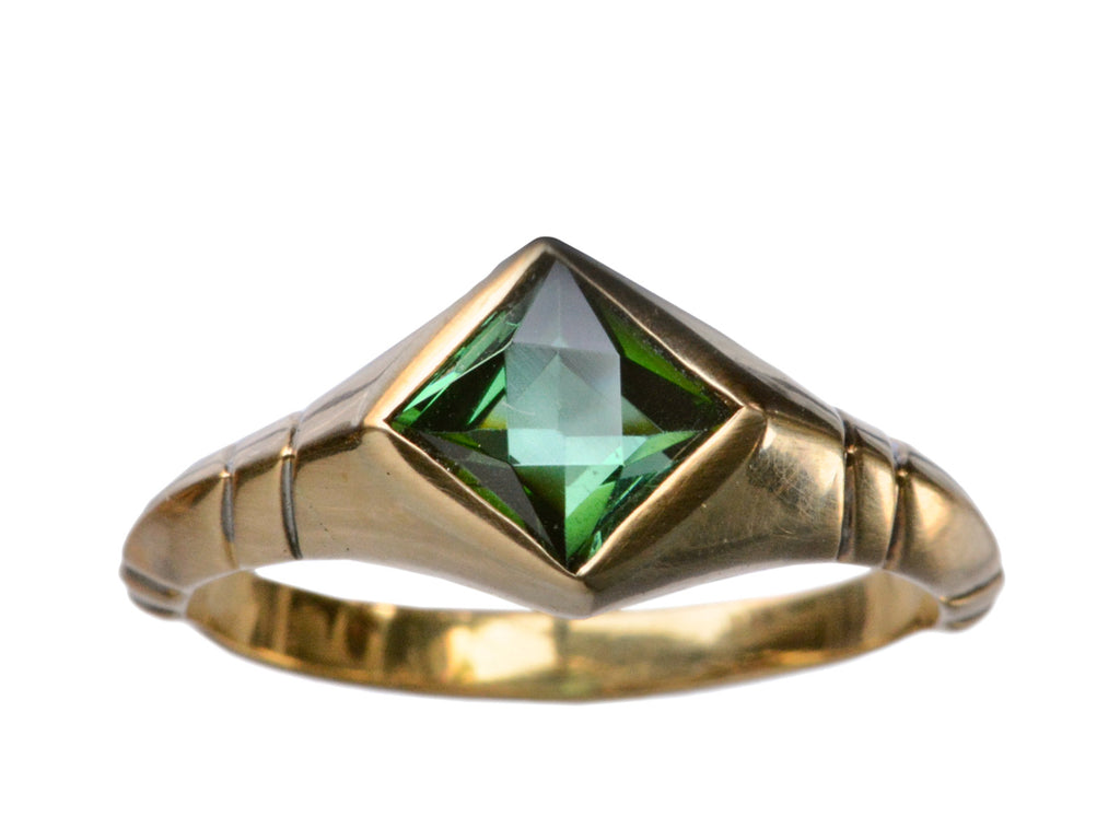 EB Square Tourmaline Ring (on white background)