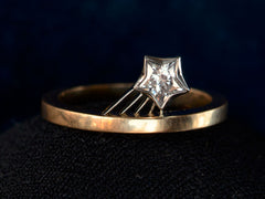 thumbnail of EB Shooting Star Diamond Ring (on black background)