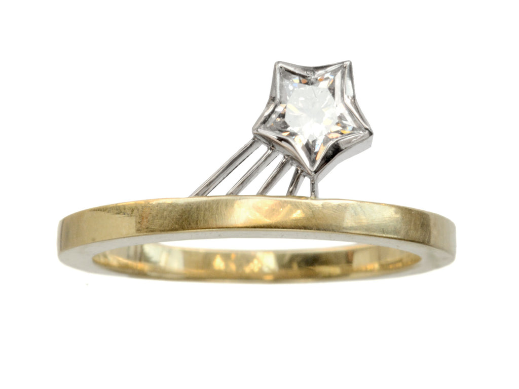 EB Shooting Star Diamond Ring (on white background)