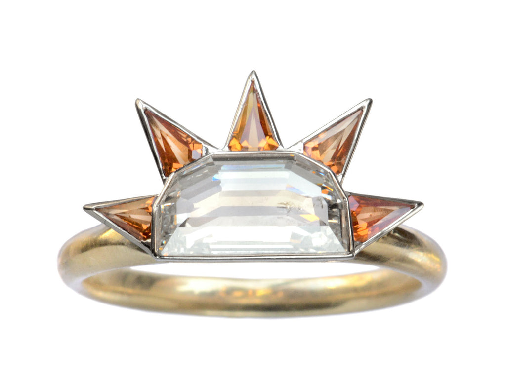 EB Diamond Sunrise Ring (on white background)