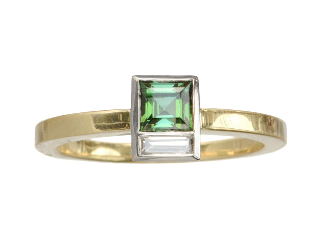 EB Tourmaline & Diamond Ring (on white background)