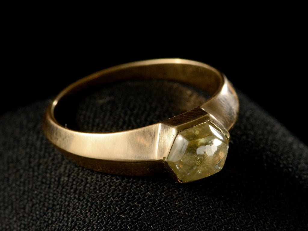 EB Yellow Sapphire Ring (side view)
