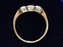 c1900 Three Diamond Ring