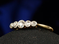 c1900 Five Diamond Ring