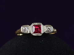 1910s Edwardian Ruby Ring