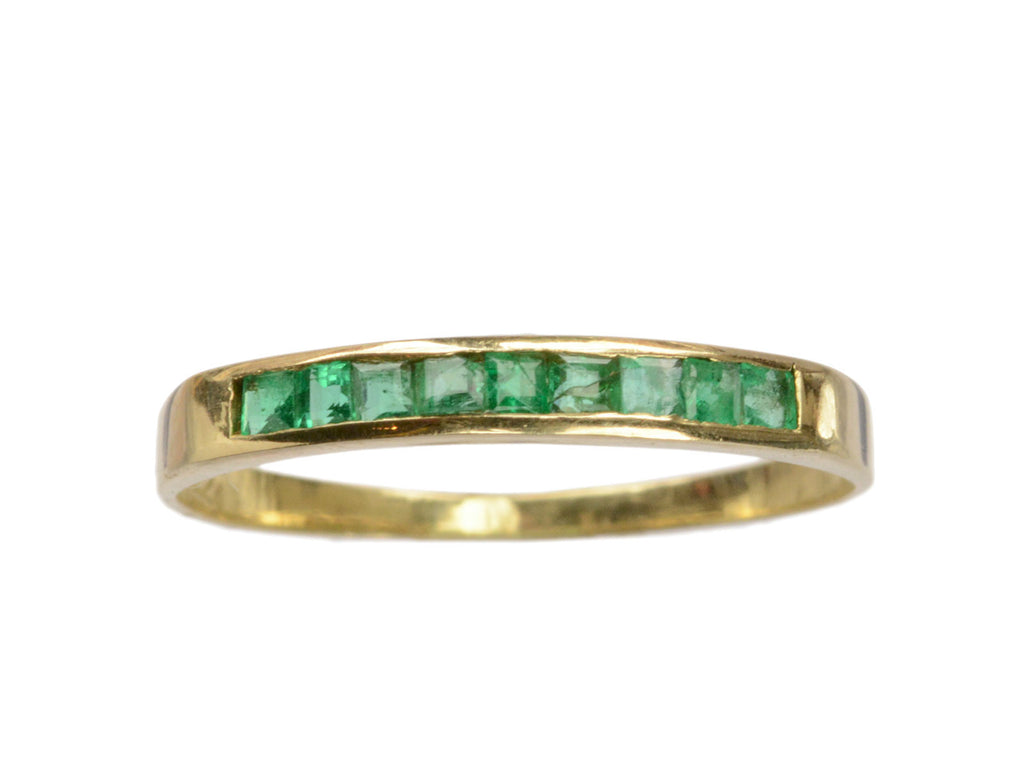 Vintage Emerald Band (on white background)