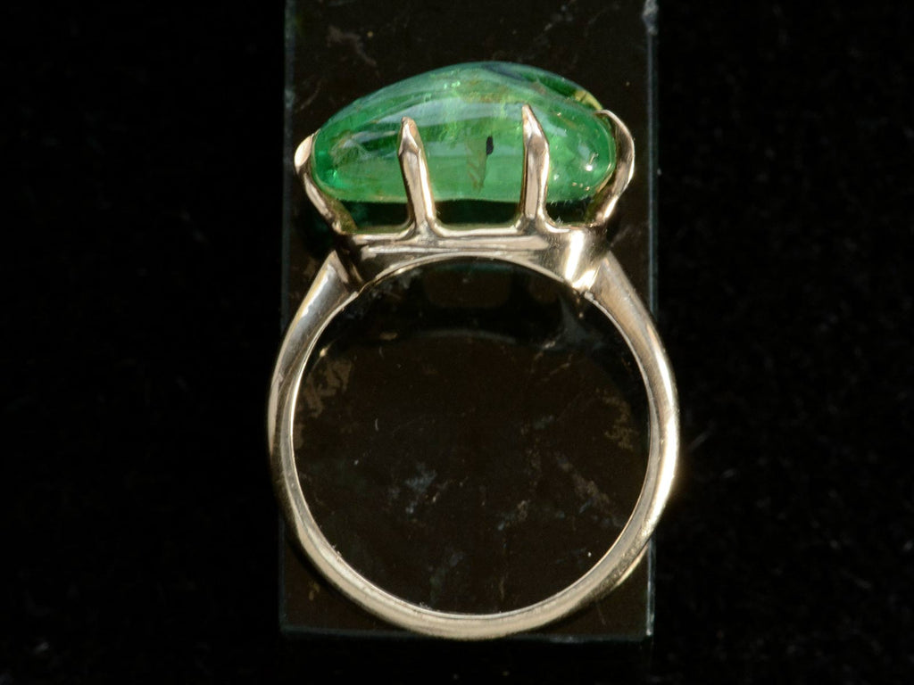 c1940 Large Emerald Ring
