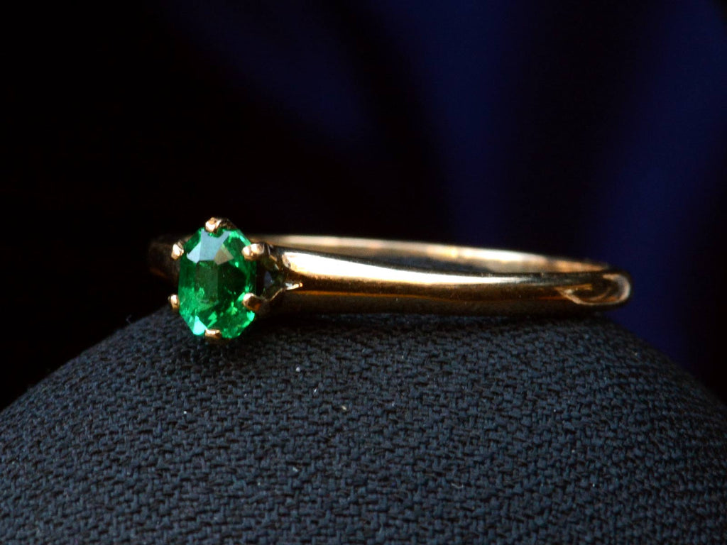 c1910 Emerald Solitaire