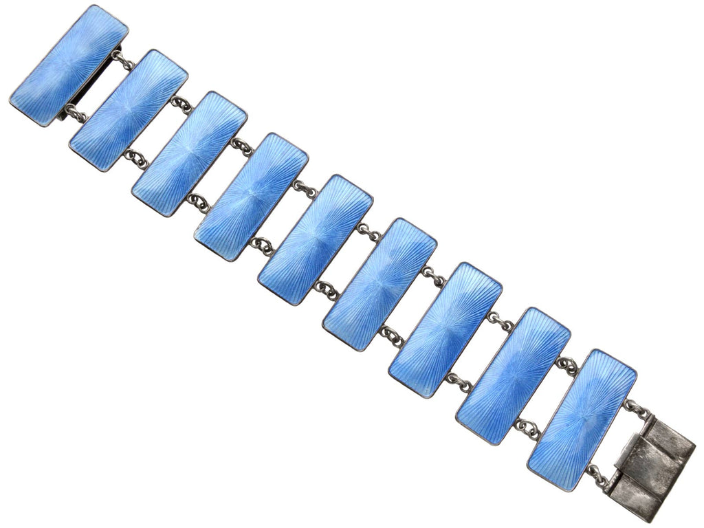 c1960 Danish Enamel Bracelet (on white background)
