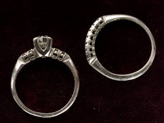 thumbnail of 1940s Engagement Set (profile view)
