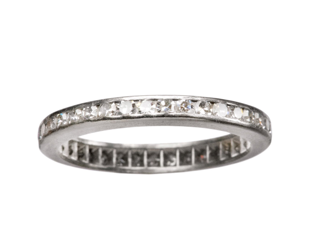 1930-40s Diamond Eternity Band (on white background)