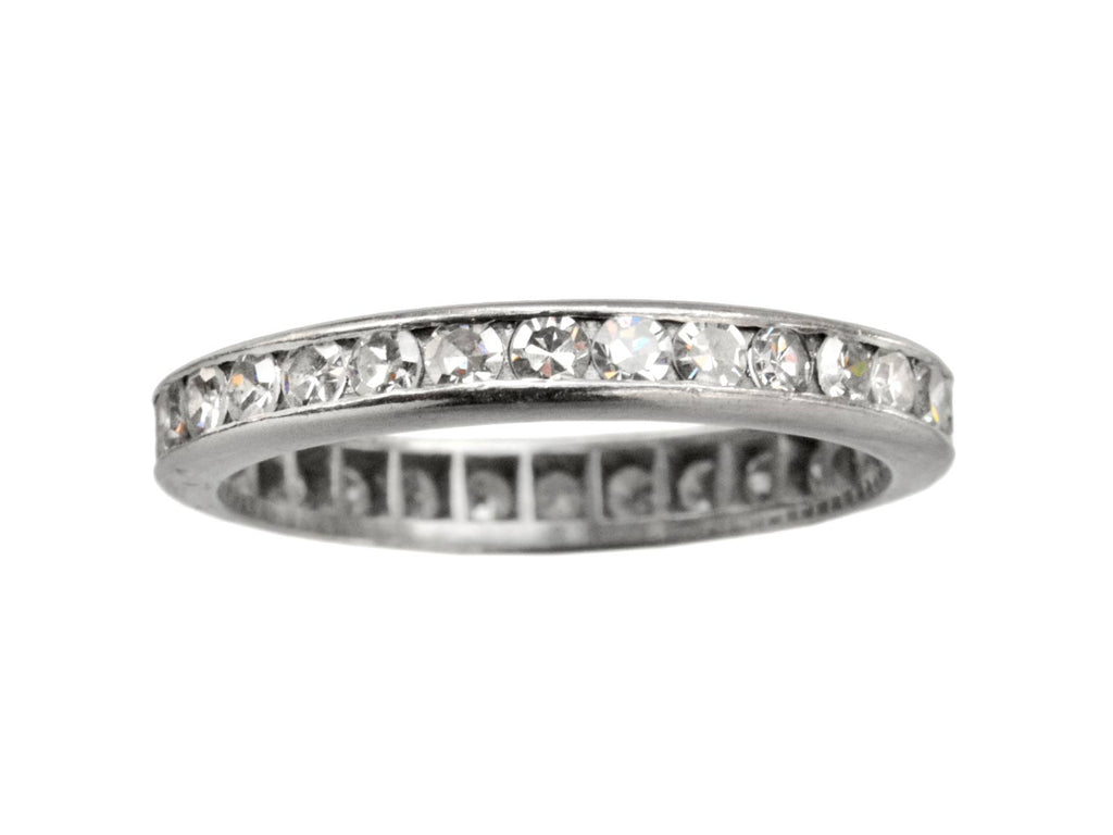 1930s 3.0mm Diamond Eternity Band (on white background)