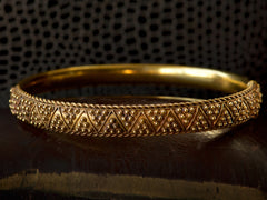 thumbnail of 1894 Etruscan Triangle Bracelet (detail)