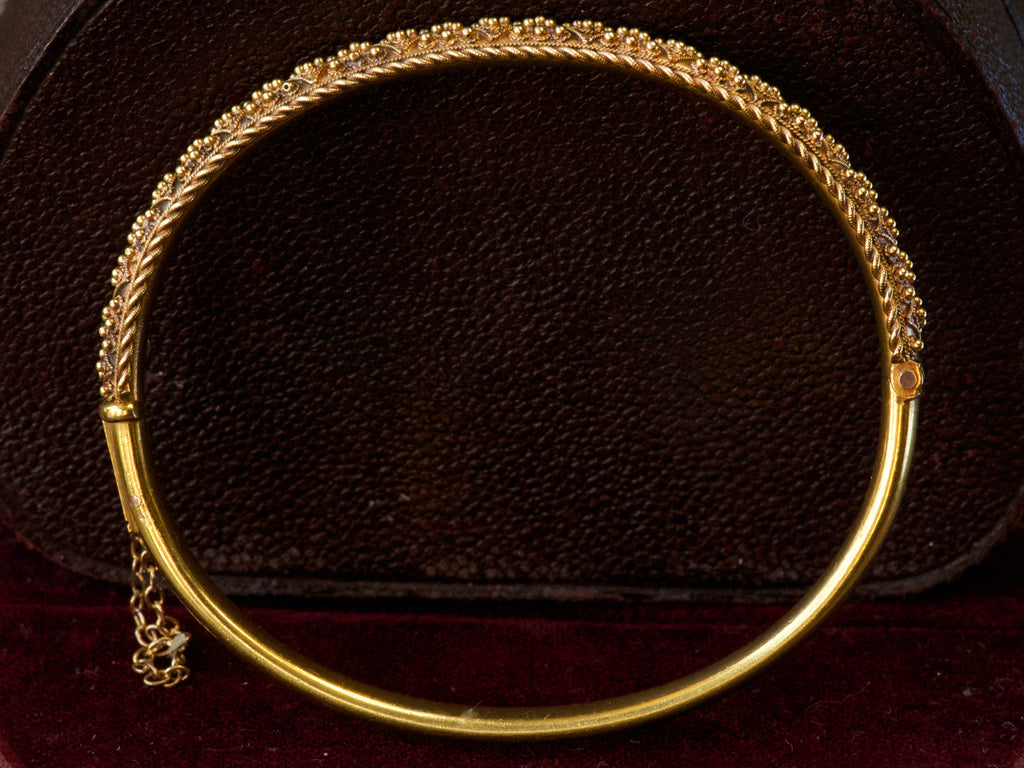 1894 Etruscan Revival Triangle Bracelet