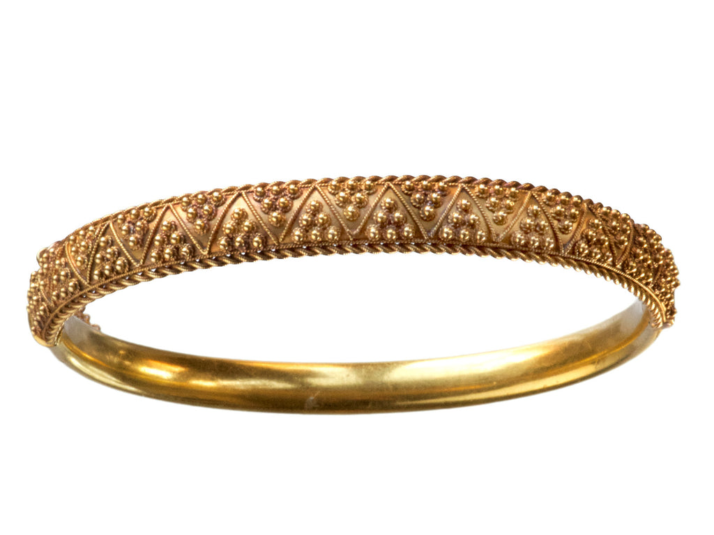 1894 Etruscan Triangle Bracelet (on white background)