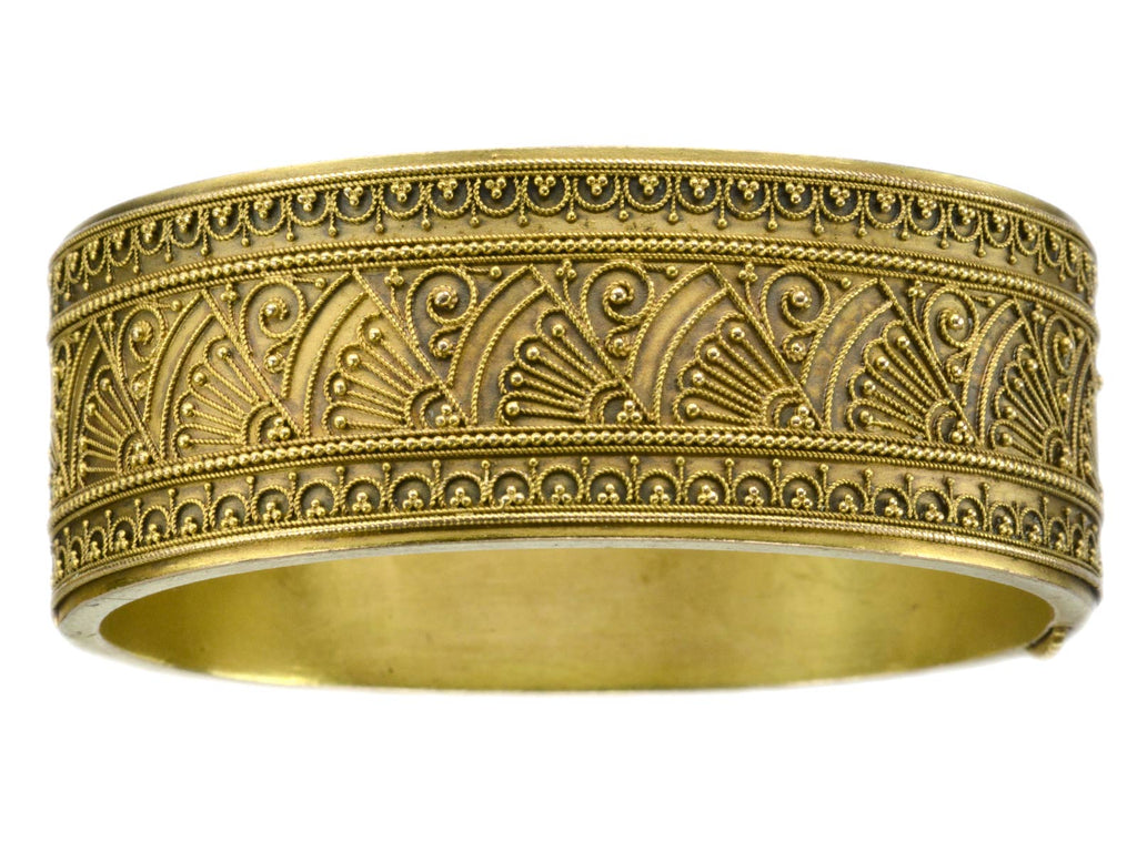 1880s Etruscan Revival Bracelet (on white background)