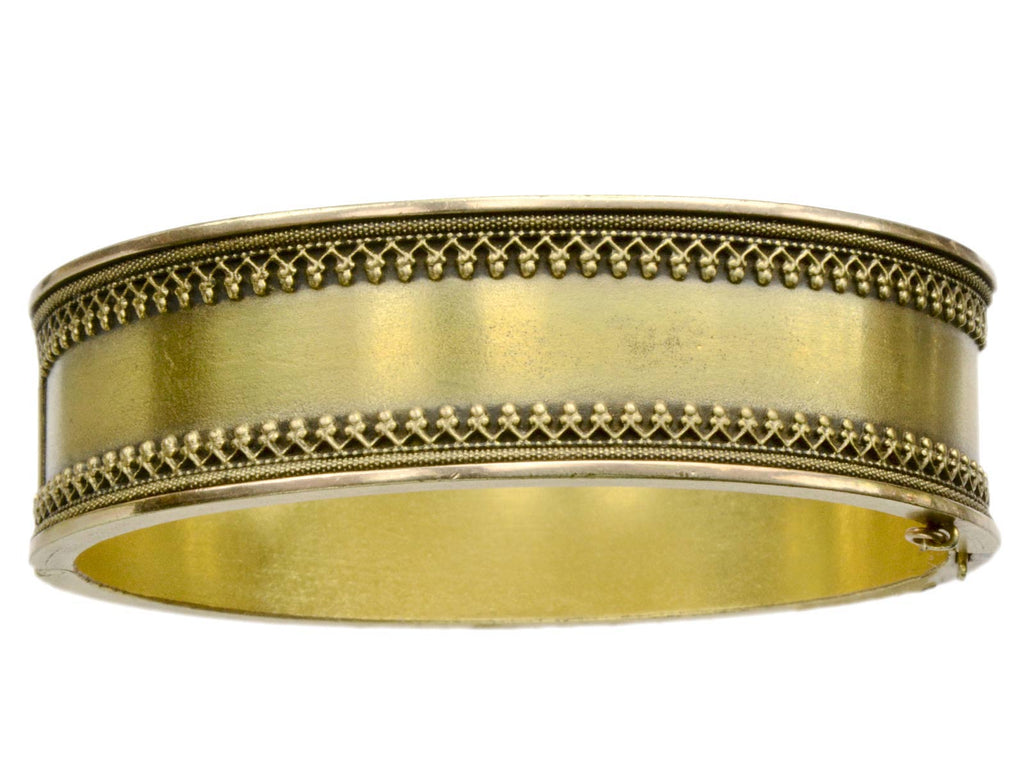 1880s Etruscan Revival Bracelet (on white background)
