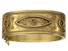 1880s Etrucan Revival Bracelet (on white background)